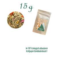 Standbodenbeutel Mini, Kraftpapier, Inhalt 15 g