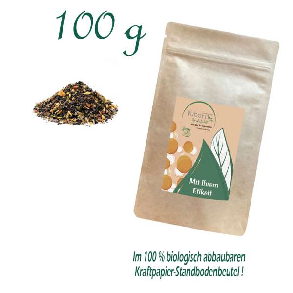 Schwarzer Tee Choc Chai Minze