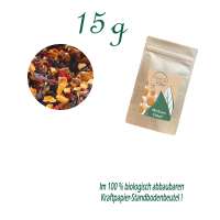Standbodenbeutel Mini, Kraftpapier, Inhalt 15 g