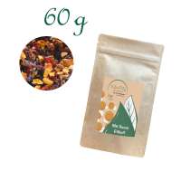 Standbodenbeutel Medium, Kraftpapier, aluminium, Inhalt 60 g