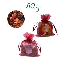 Organzabeutelchen mit Zugband, Inhalt 50 g