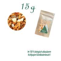 Standbodenbeutel Mini, Kraftpapier, Inhalt 15 g