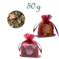 Organzabeutelchen mit Zugband, Inhalt 50 g