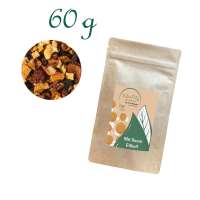 Standbodenbeutel Medium, Kraftpapier, aluminium, Inhalt 60 g