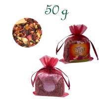 Organzabeutelchen mit Zugband, Inhalt 50 g
