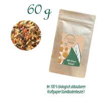 Standbodenbeutel Medium, Kraftpapier, Inhalt 60 g