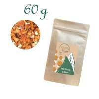 Standbodenbeutel Medium, Kraftpapier, aluminium, Inhalt 60 g