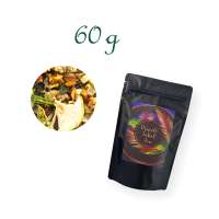 Standbodenbeutel, Aromabeutel, matt-schwarz, ohne Fenster, Inhalt 60 g