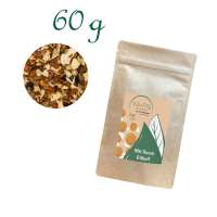 Standbodenbeutel Medium, Kraftpapier, aluminium, Inhalt 60 g
