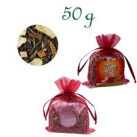 Organzabeutelchen mit Zugband, Inhalt 50 g