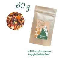 Standbodenbeutel Medium, Kraftpapier, Inhalt 60 g