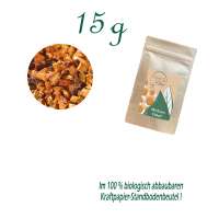 Standbodenbeutel Mini, Kraftpapier, Inhalt 15 g