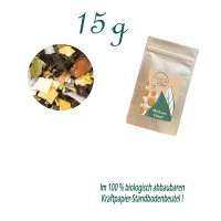 Standbodenbeutel Mini, Kraftpapier, Inhalt 15 g