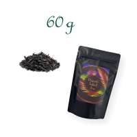 Standbodenbeutel, Aromabeutel, matt-schwarz, ohne Fenster, Inhalt 60 g