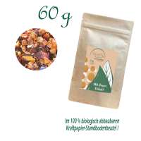 Standbodenbeutel Medium, Kraftpapier, Inhalt 60 g