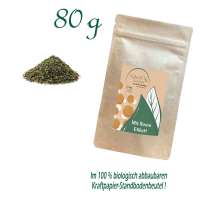 Standbodenbeutel Medium Plus, Kraftpapier, aluminiumfrei, Inhalt 80 g