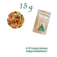 Standbodenbeutel Mini, Kraftpapier, Inhalt 15 g
