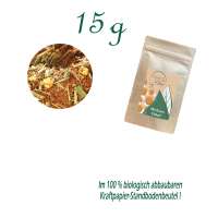 Standbodenbeutel Mini, Kraftpapier, Inhalt 15 g