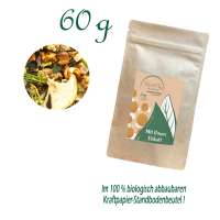 Standbodenbeutel Medium, Kraftpapier, Inhalt 60 g