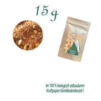 Standbodenbeutel Mini, Kraftpapier, Inhalt 15 g