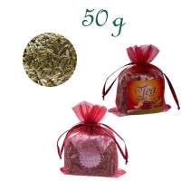Organzabeutelchen mit Zugband, Inhalt 50 g