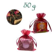 Organzabeutelchen mit Zugband, Inhalt 50 g