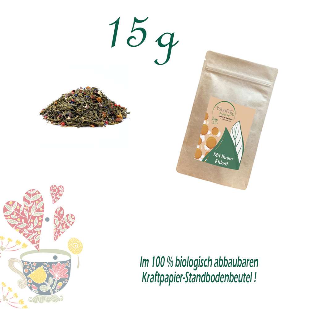 Grüner Tee Sencha Erdbeere-Trüffel DROWN IN TEA