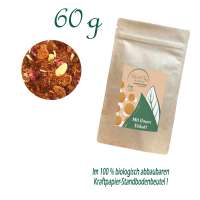 Standbodenbeutel Medium, Kraftpapier, Inhalt 60 g