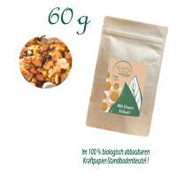 Standbodenbeutel Medium, Kraftpapier, Inhalt 60 g