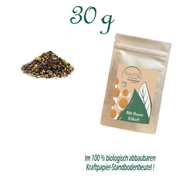 Schwarzer Tee Choc Chai Minze