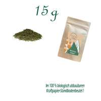 Standbodenbeutel Mini, Kraftpapier, Inhalt 15 g
