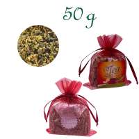 Organzabeutelchen mit Zugband, Inhalt 50 g