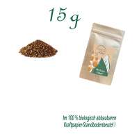 Standbodenbeutel Mini, Kraftpapier, Inhalt 15 g