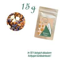 Standbodenbeutel Extra Small, Kraftpapier, Inhalt 15 g
