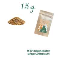 Standbodenbeutel Mini, Kraftpapier, Inhalt 15 g