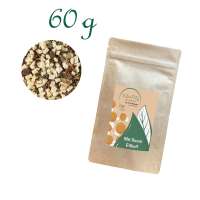 Standbodenbeutel Medium, Kraftpapier, aluminium, Inhalt 60 g