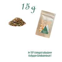 Standbodenbeutel Mini, Kraftpapier, Inhalt 15 g