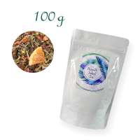 Aluverbundfolien-Standbodenbeutel, Aromabeutel, weiß, ohne Fenster, Inhalt 100 g
