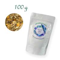 Aluverbundfolien-Standbodenbeutel, Aromabeutel, weiß, ohne Fenster, Inhalt 100 g