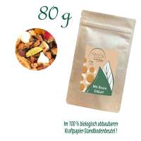 Standbodenbeutel Medium Plus, Kraftpapier, aluminiumfrei, Inhalt 80 g