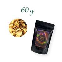 Standbodenbeutel, Aromabeutel, glänzend-schwarz, ohne Fenster, Inhalt 60 g