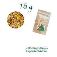 Standbodenbeutel Mini, Kraftpapier, Inhalt 15 g
