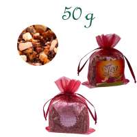 Organzabeutelchen mit Zugband, Inhalt 50 g