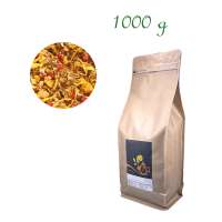 Bulk-Pack Flachbodenbeutel, Kraftpapier, Inhalt 1000 g