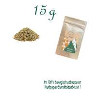 Standbodenbeutel Mini, Kraftpapier, Inhalt 15 g