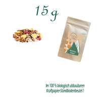 Standbodenbeutel Mini, Kraftpapier, Inhalt 15 g