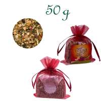 Organzabeutelchen mit Zugband, Inhalt 50 g