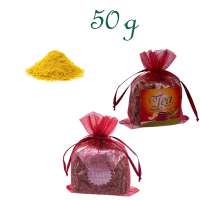 Organzabeutelchen mit Zugband, Inhalt 50 g
