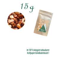 Standbodenbeutel Mini, Kraftpapier, Inhalt 15 g