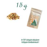 Standbodenbeutel Mini, Kraftpapier, Inhalt 15 g